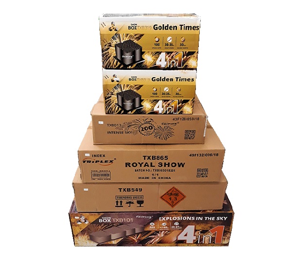 Nasz sklep z fajerwerkami w Warszawie zbroi się na Sylwestra! Dostawa od Triplex.